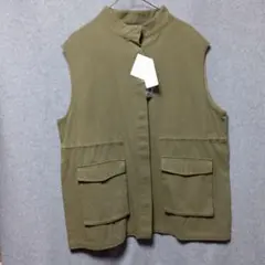 ★archives ★カーキ ノースリーブベスト Mサイズ