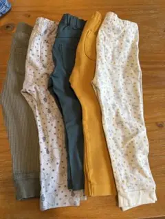 パンツセット 90 ユニクロ レギンス 5本セット