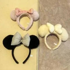ディズニー ミニー カチューシャ 3点セット