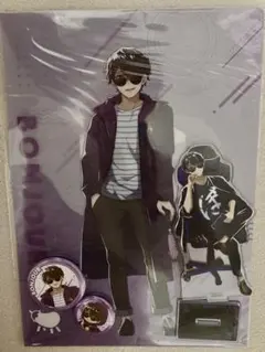 ドズル社*未使用品エンタメくじ*ぼんじゅうる*クリアファイル×缶バッジ×アクスタ