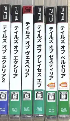 PS3 テイルズオブ ソフト　まとめ売り