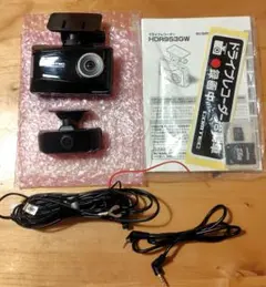 【中古】コムテック HDR953GW ドラレコ ２カメラ ※商品説明確認要のサムネイル