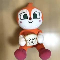 ドキンちゃん　食パンマン小物入れ付き　ぬいぐるみ
