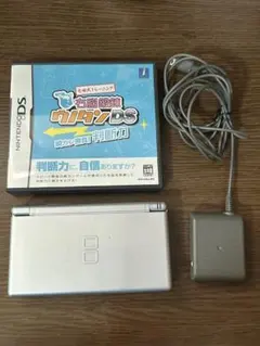 Nintendo DS Lite シルバー カセット・充電ケーブル付き