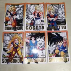 ドラゴンボール カードダス 本弾 孫悟空 6枚セット