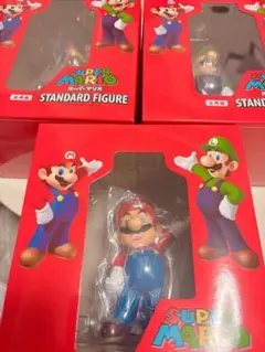 スーパーマリオ　スタンダードフィギュア　マリオ　ルイージ　ワルイージ