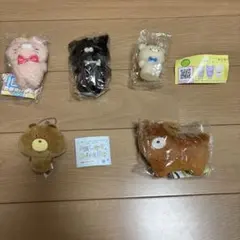 動物キャラクター ガチャガチャ 5個セット