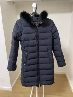 グリーンレーベルリラクシング ロングダウンコート 撥水　フォックスファー　40