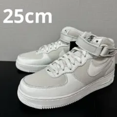 ナイキ エア フォース 1 ミッド LX NBHD 25cm スニーカー　白