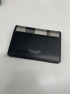 BLACK LABEL 名刺入れ チェック柄