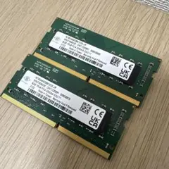 Kingstonノート用メモリDDR4 16GB x2 (PC4-3200AA) - メルカリ