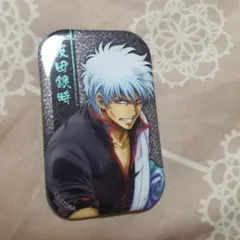 坂田銀時　缶バッジ　スクエア　銀魂　キャラポップストア　反撃の狼煙