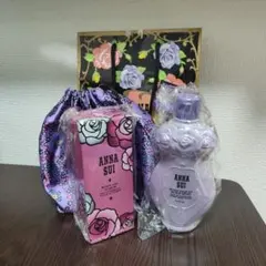 【未使用】ANNA SUI ボディーシャンプー ボディーローション 巾着付きのサムネイル