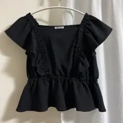 Honeys COLZA レディース 半袖 トップス ブラック Mサイズのサムネイル