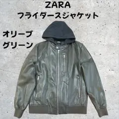 フェイクレザーブルゾン