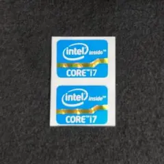第二世代 Core i7シリーズ用シール 2枚セット 新品