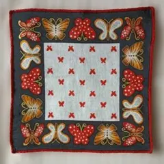 ANNA SUI 　蝶柄ハンカチ