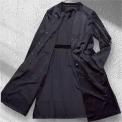 【美品】K.T KIYOKO TAKASE ベルベット調 ロングコート きれいめのサムネイル