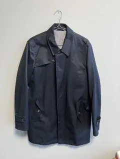 GU ネイビー ステンカラーコート　Lサイズ