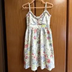 レストローズ　花柄　キャミソールワンピース　平成ギャル