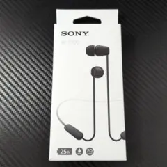 SONY ワイヤレス ステレオヘッドセット WI-C100 ブラック