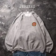 00’s JERZEES トレーナー クリスタコースト　エンブレム　スクール