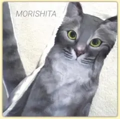 【MORISHITA】布団収納袋〈ネコ〉新品