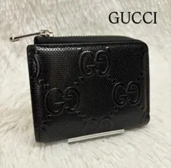 極美品　GUCCI グッチ　二つ折り財布　ラウンドジップ　S8588 極美品 GUCCI グッチ 二つ折り財布 ラウンドジップ S8588 - メルカリ