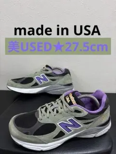 ◼️美品★27.5cm★newbalance990★USA製★M990TC3