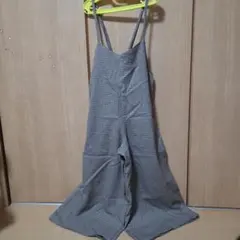 GLOBAL WORK XXL チェック柄 オーバーオール