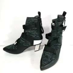 ●united nude バックジップブーツ