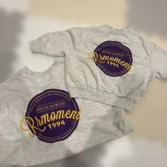 親子お揃いトレーナー　グレー 80cm＆170cm