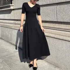 2025 JENNE ジェンヌ 細見えリブワンピース S