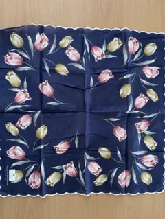 【未使用】PIERRE BALMAIN ハンカチ チューリップ柄2枚セットのサムネイル