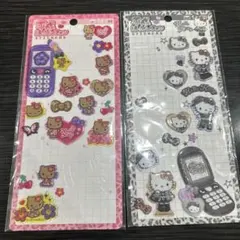 おすそわけHello Kitty平成ハッピーフォン ギャル・日焼けキティ2セット