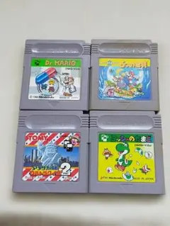 ゲームボーイ用ソフト　スーパーマリオ関係3本 その他1本　まとめ売り
