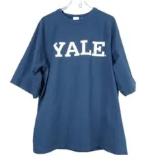 チャンピオン T1011 YALE イェール大学 半袖 T XL 紺 USA製