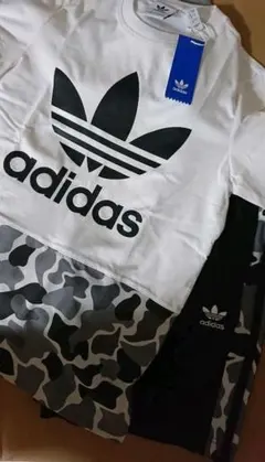【カモ柄 セット】adidas originals TシャツＳ ハーフパンツM
