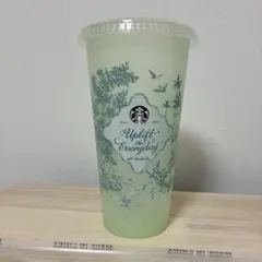 スターバックス ミステリーカラーチェンジングリユーザブルコールドカップ グリーン
