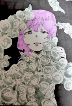 手描きイラスト　アナログイラスト　オリジナル