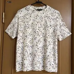 DECOYデコイ バンドカラーボタニカルカットソー　ゆったりサイズ　LL 極美品のサムネイル