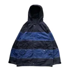 90’s TOMMY HILFIGER トミー ジャケット M ボーダー ブルー