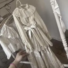 ハンドメイド作家さま☆リネンワンピース(プティアンジュ) - メルカリ
