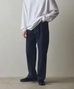 Steven Alan デニム 5ポケット バギー テーパード パンツ