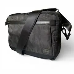 未使用級✨ポーター ダークフォレスト ショルダーバッグ ブラック 2層式