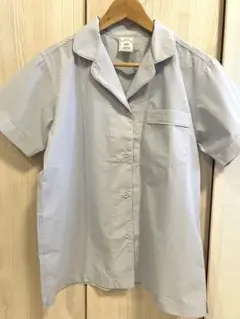 新品 ジェラートピケオム ブルー シャツ パジャマ 半袖シャツ