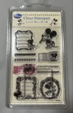 Disney ミッキーマウス クリアスタンプセット
