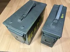 米軍放出品 ヴィンテージ80's アンモボックス M2A1アモカン 弾薬箱