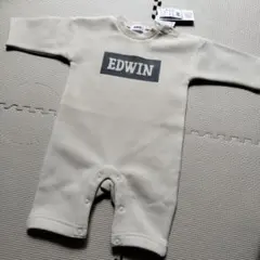 EDWINエドウィン　裏起毛ロンパース　70　カバーオール　処分価格です　訳あり