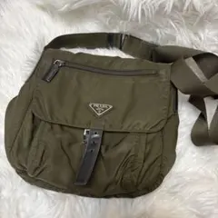PRADA ショルダーバッグ オリーブグリーン